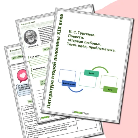 Рабочий лист. И. С. Тургенев. Повести. Первая любовь. Тема, идея, проблематика.