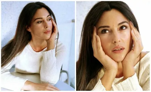 Monica Bellucci без макияжа