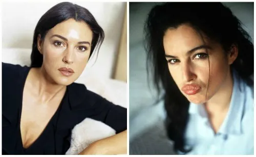 Monica Bellucci с мейк апом в стиле нюд