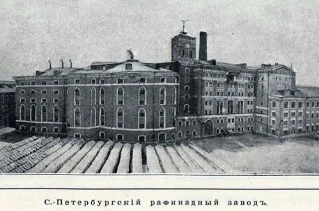 1880-е годы. Санкт-Петербургский рафинадный завод Л.Е. Кёнига, Иллюстрированный вестник культуры и торгово-промышленного прогресса России, Российская государственная библиотека.