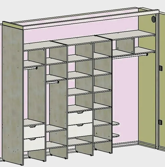 Как сделать встроенный шкаф-купе своими руками